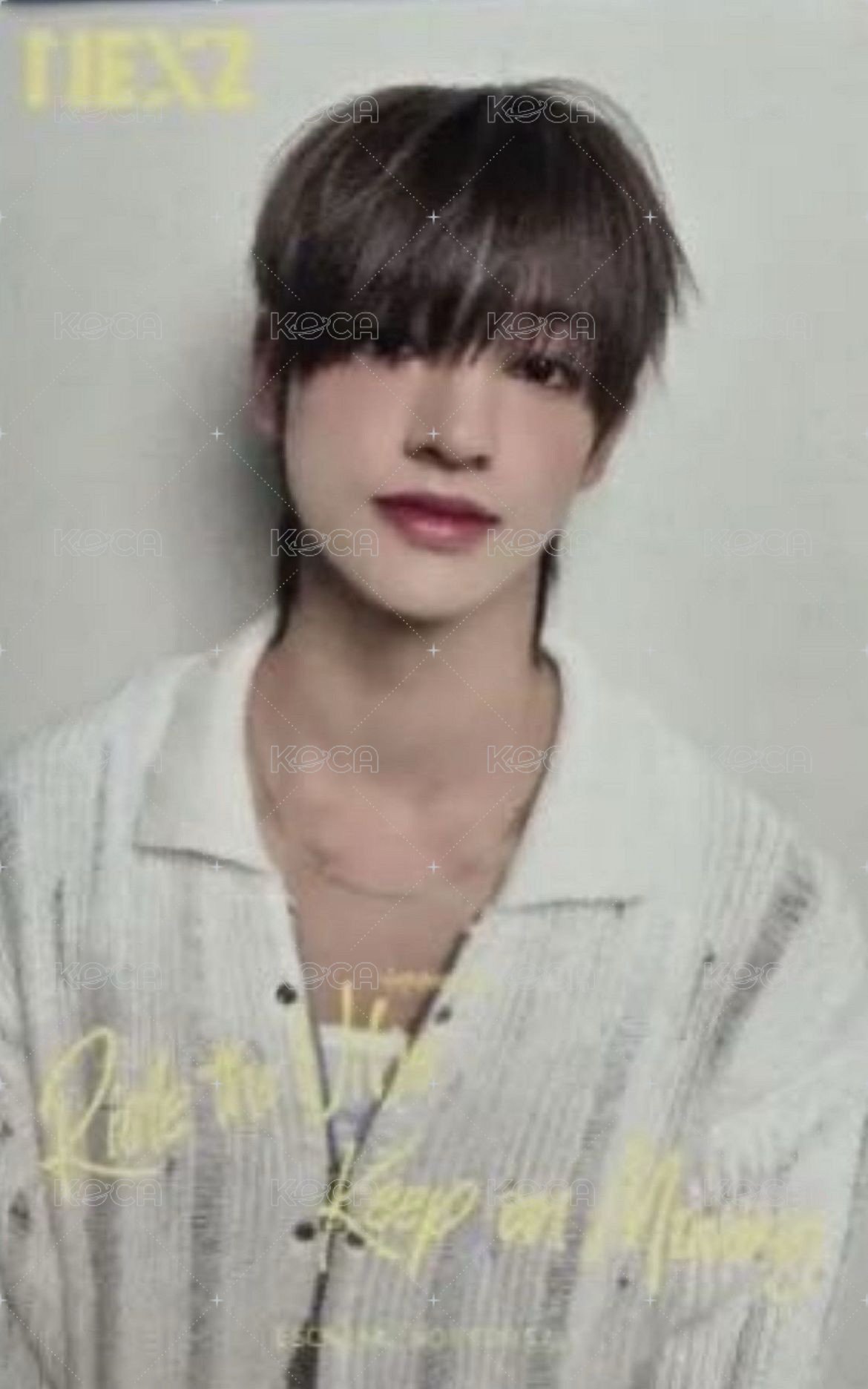 日本出道專 NEX2Y盤 專輯卡 雙面卡 背面