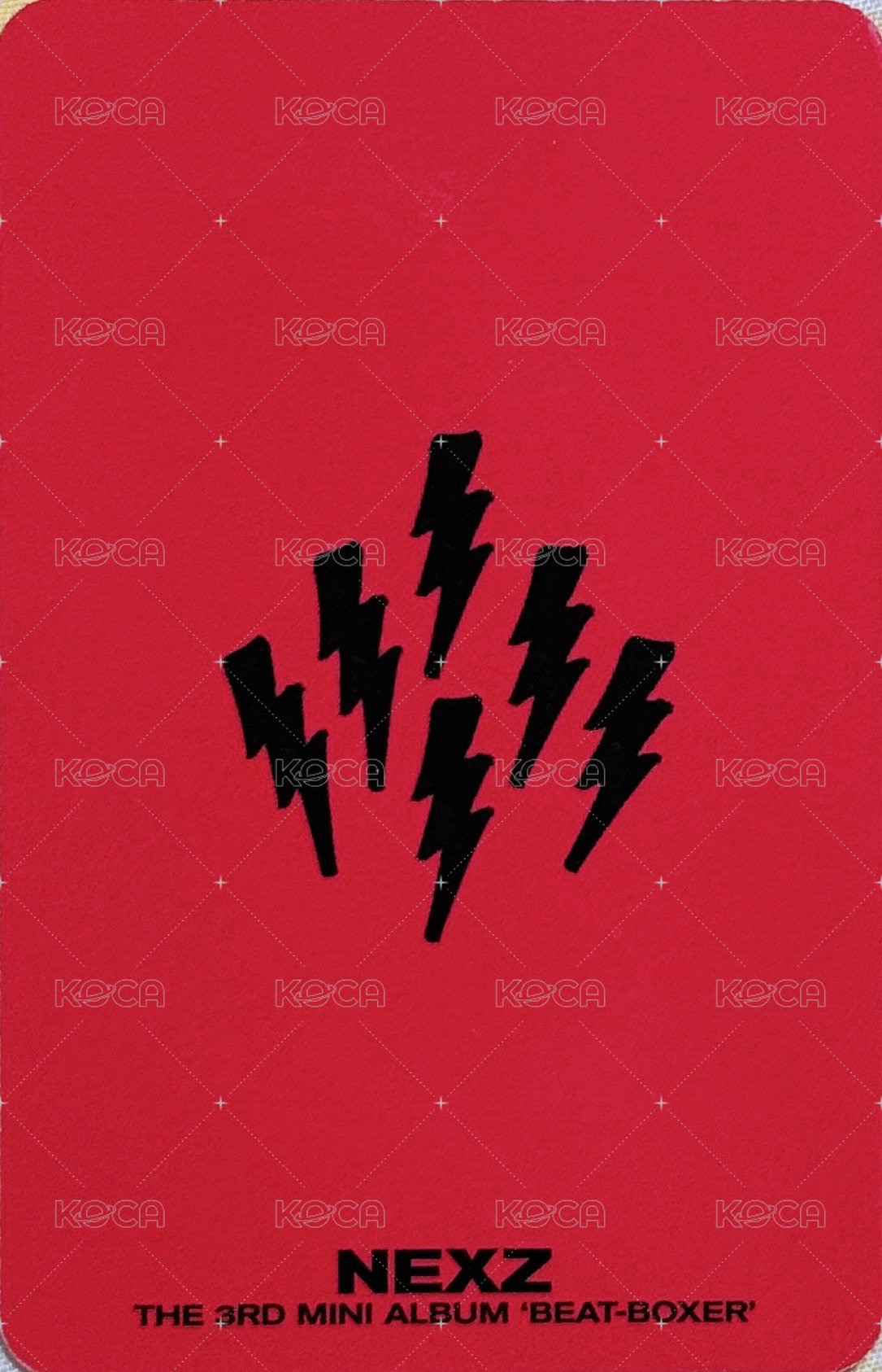 迷三 BOXER ver. 專輯卡  背面