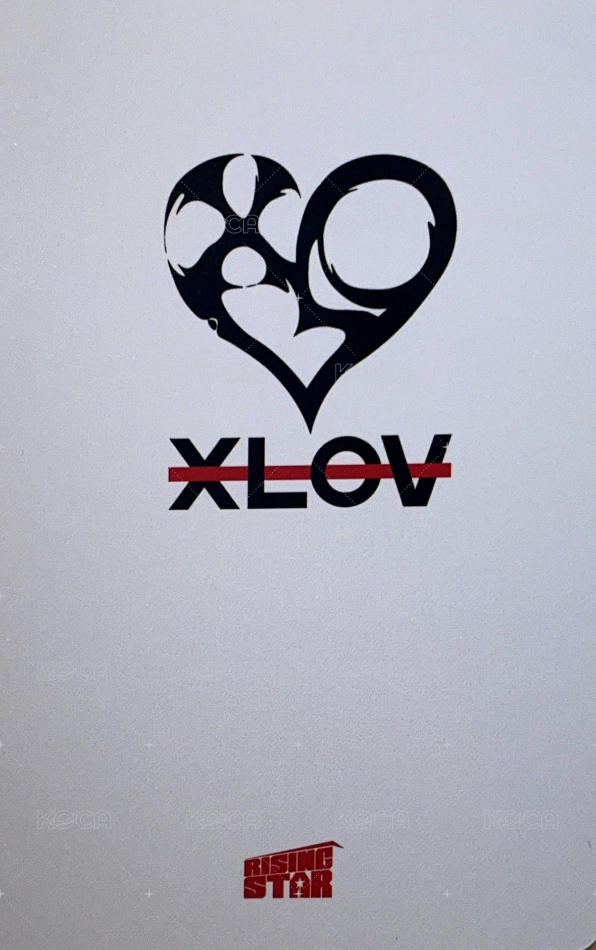 I’mma Be Rising-star 線上3.0 簽售卡  背面