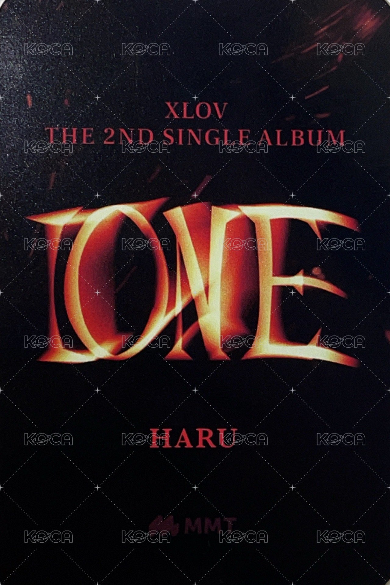 I ONE mmt 預售 特典卡  背面