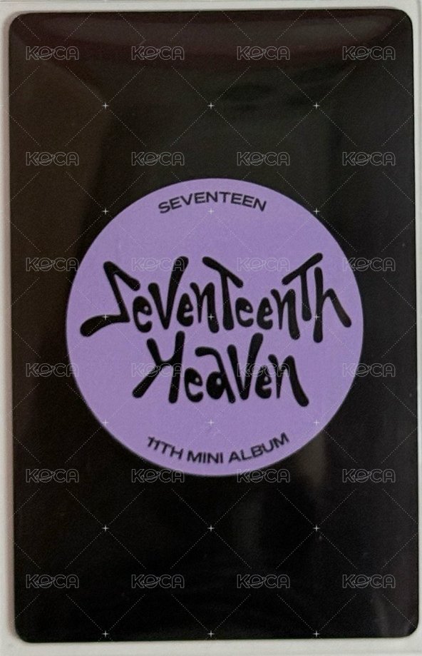 MINI11 yzy C 簽售卡  背面