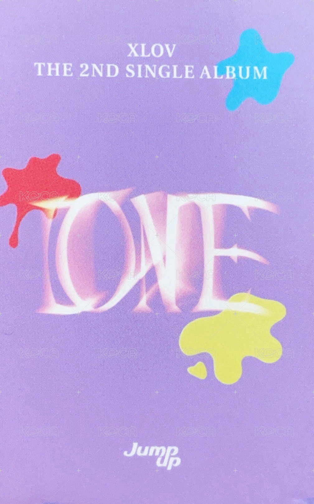 I ONE ju 線下4.0 簽售卡  背面