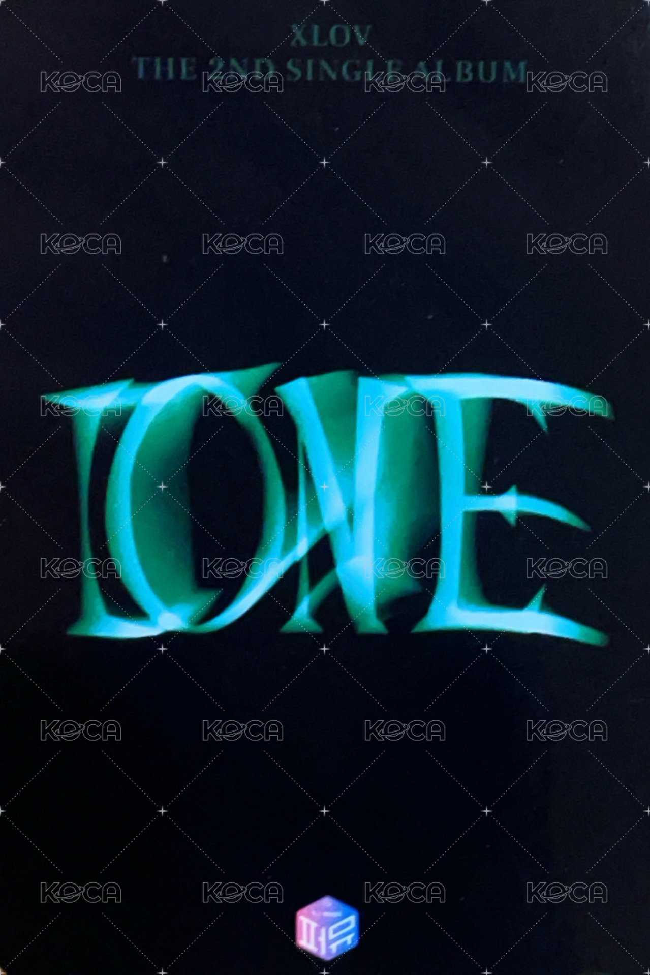 I ONE 1stmusic 線上3.0 簽售卡  背面