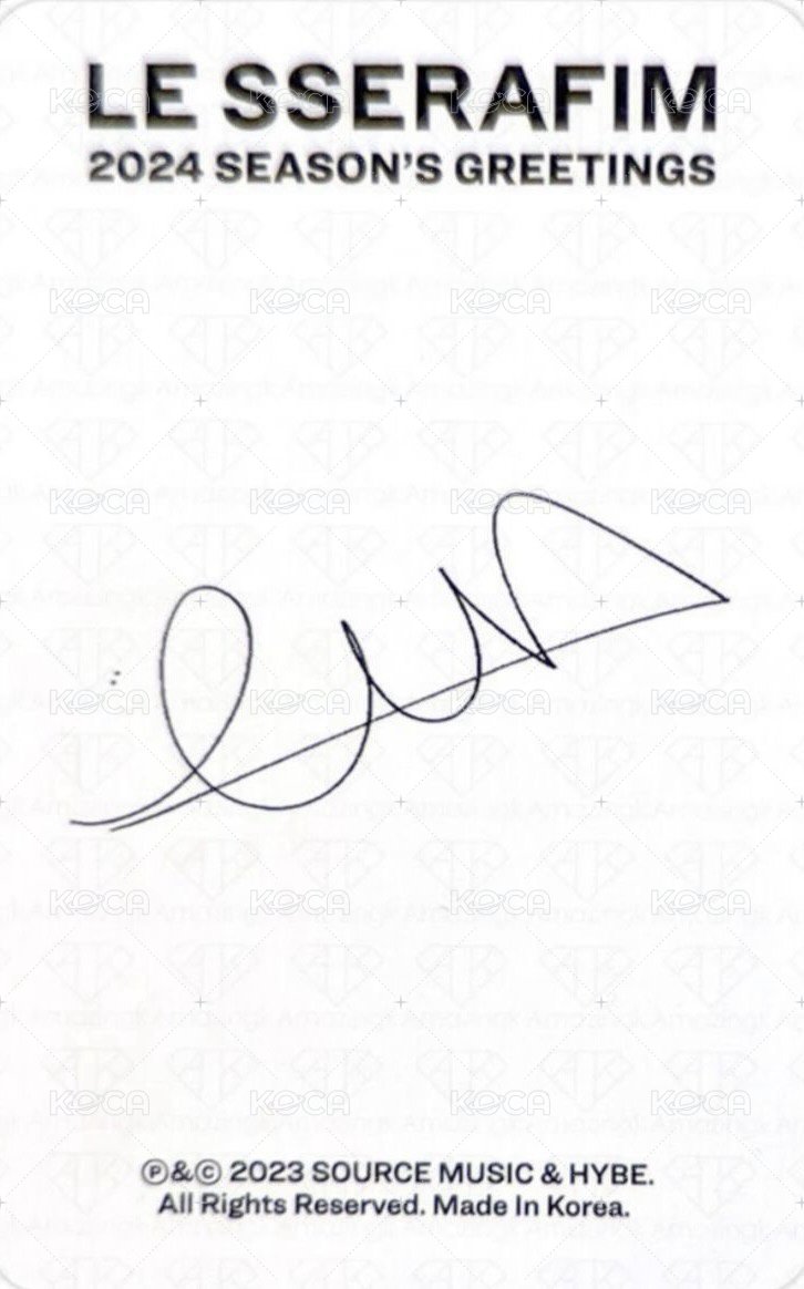 24’年曆 年曆卡  背面