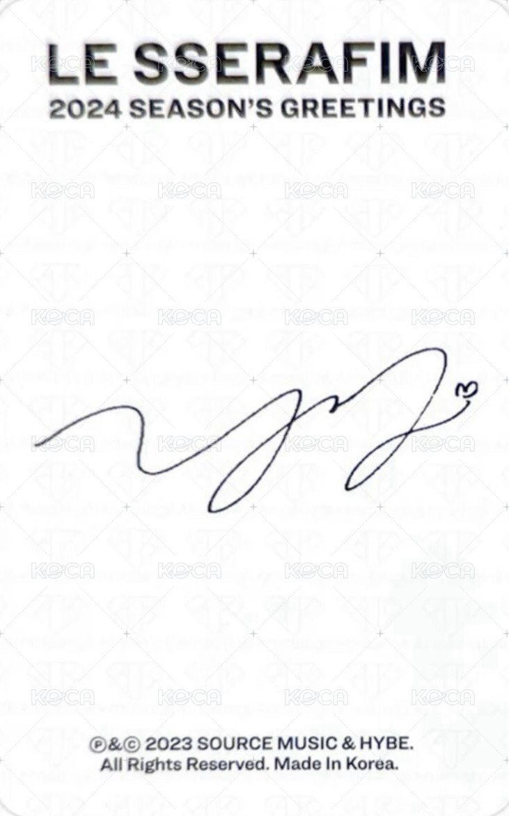 24’年曆 年曆卡  背面