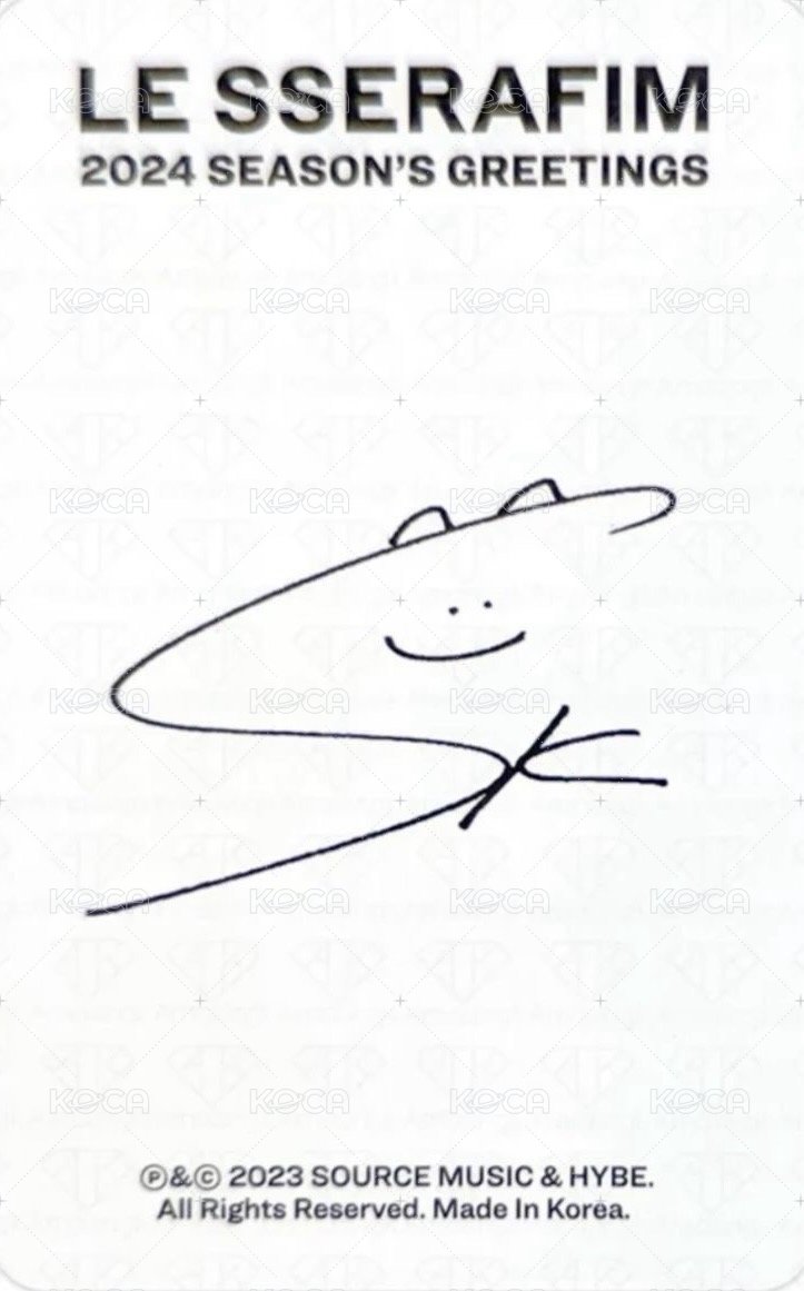 24’年曆 年曆卡  背面