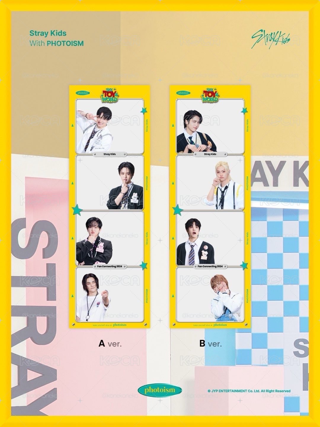 [現貨] 日本 photoism SKZ TOY WORLD 空白人生四格