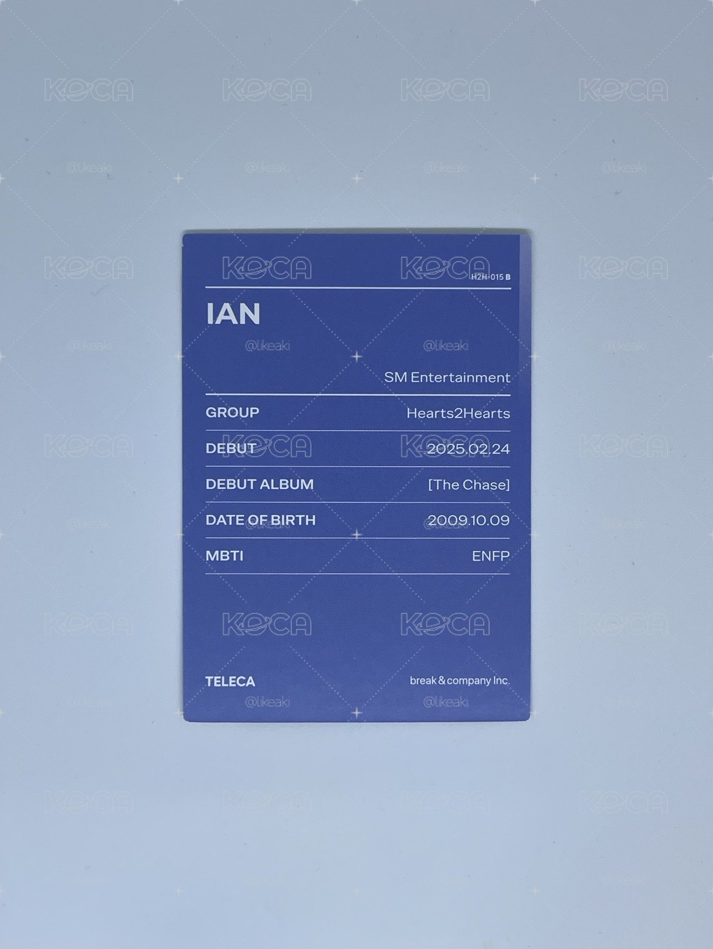 25新秀 Teleca 隨機卡 基本款 IAN