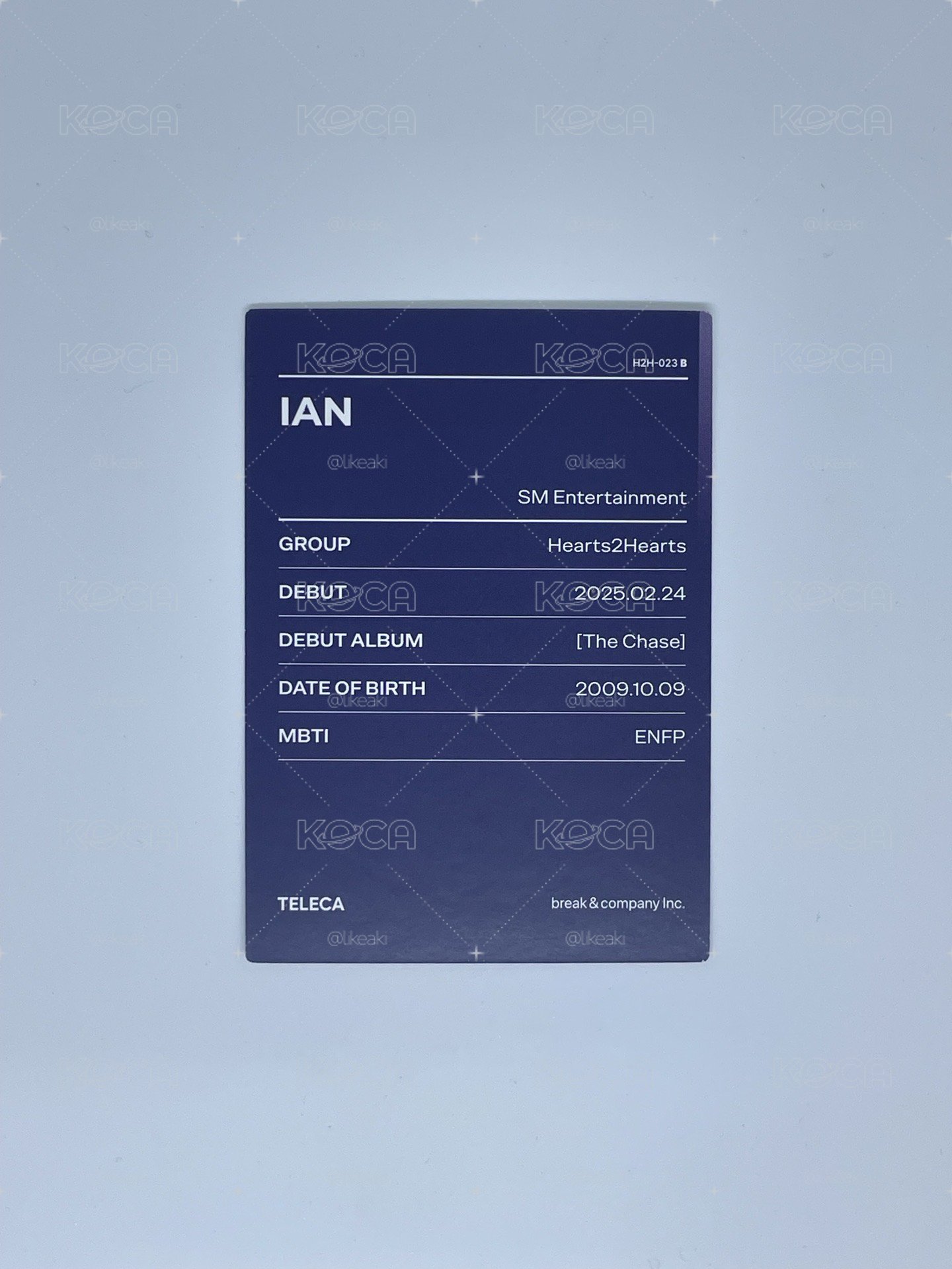 25新秀 Teleca 隨機卡 基本款 IAN