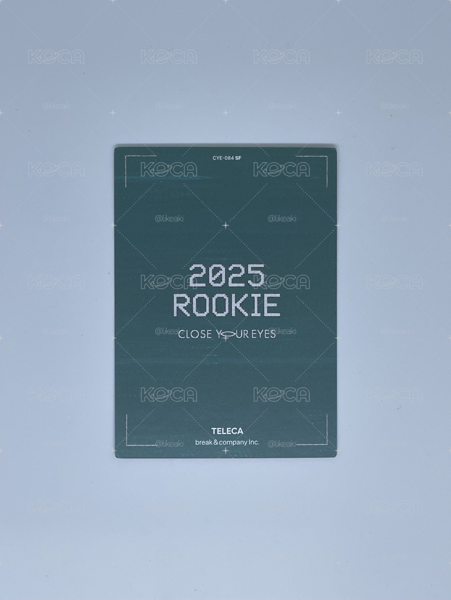 2025 K-POP ROOKIE TELECA 隨機卡 Kenshin 