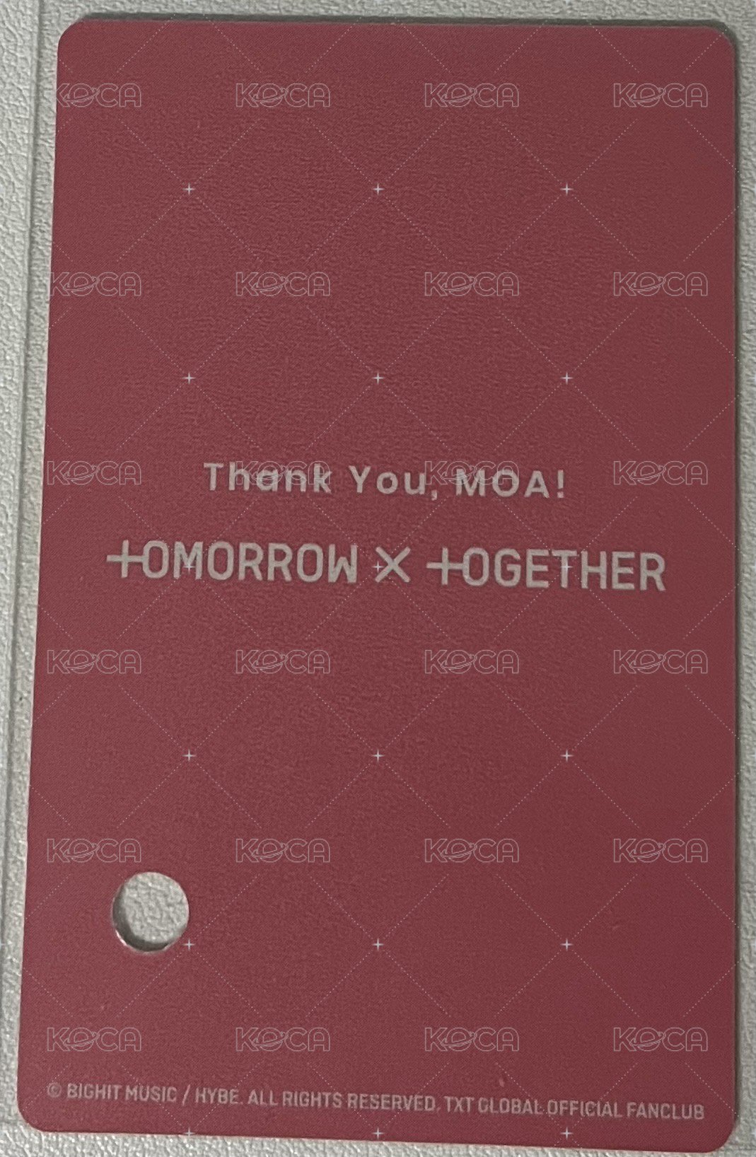 24 FANLIVE 日飯咪 入場卡 / 場限卡 moa zone 粽卡 zone卡 角巴士 背面