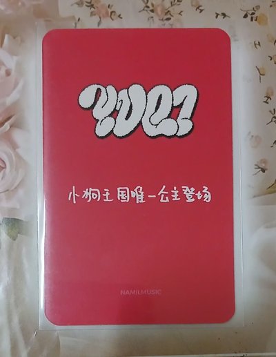 YUQ1 楠藝拿花琦 紅髮琦 中文卡背
