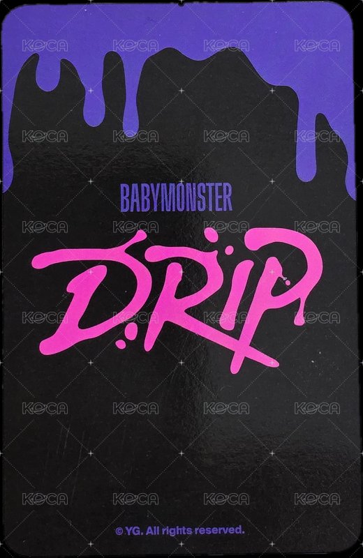 DRIP 隨機卡包 滿額卡  背面