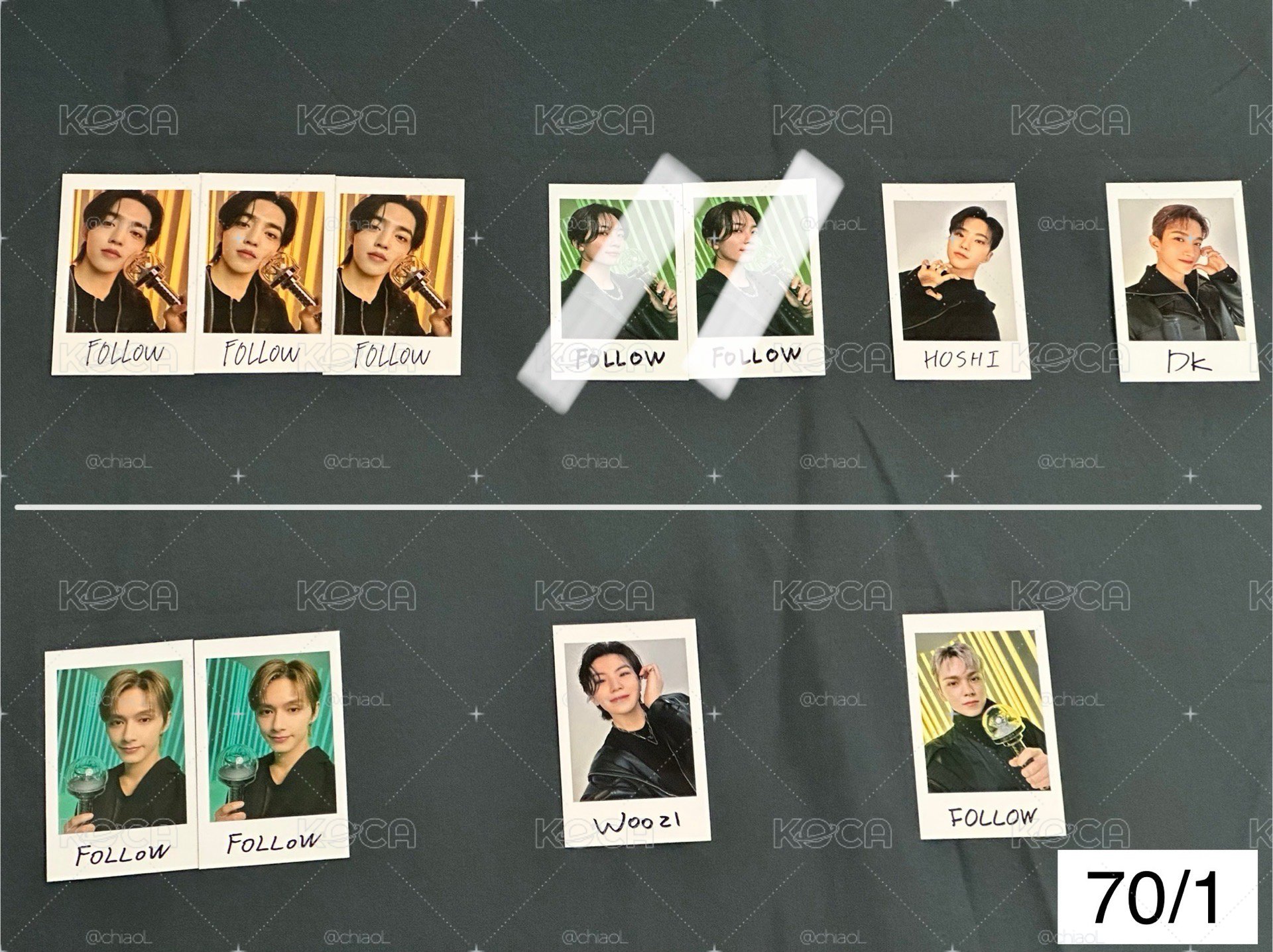 SEVENTEEN 拍立得