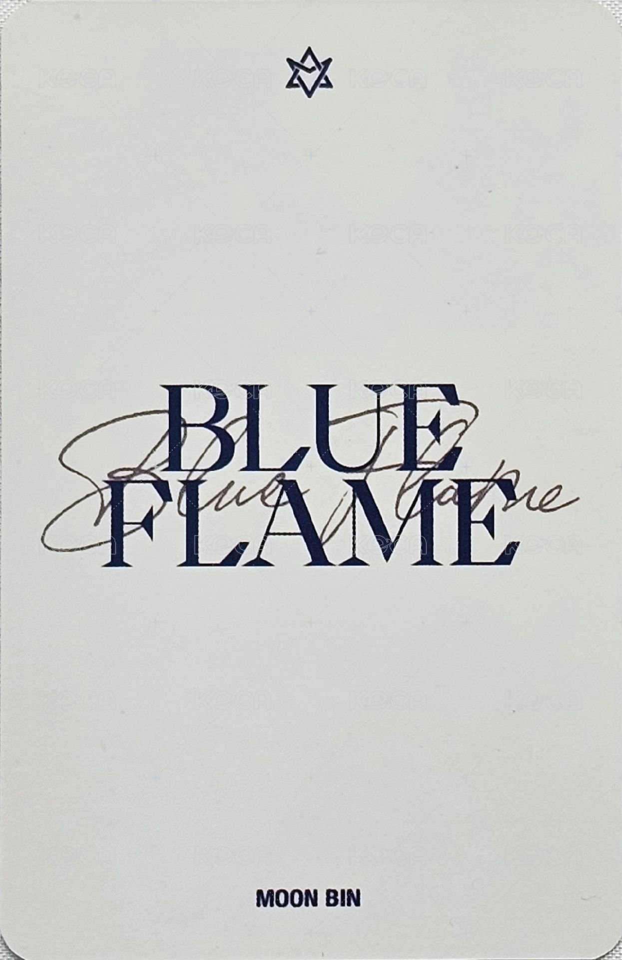 藍火 打歌卡  背面