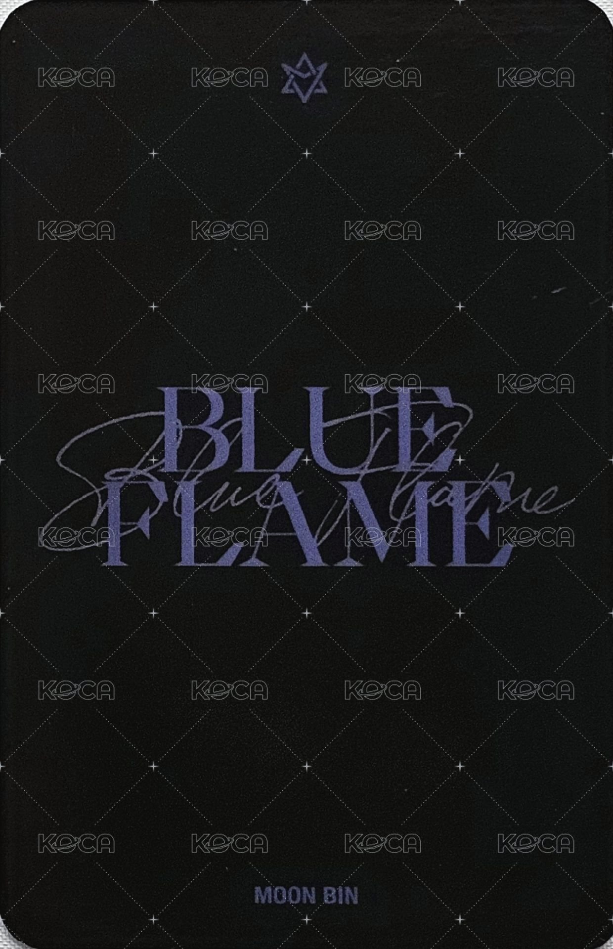 藍火 打歌卡  背面