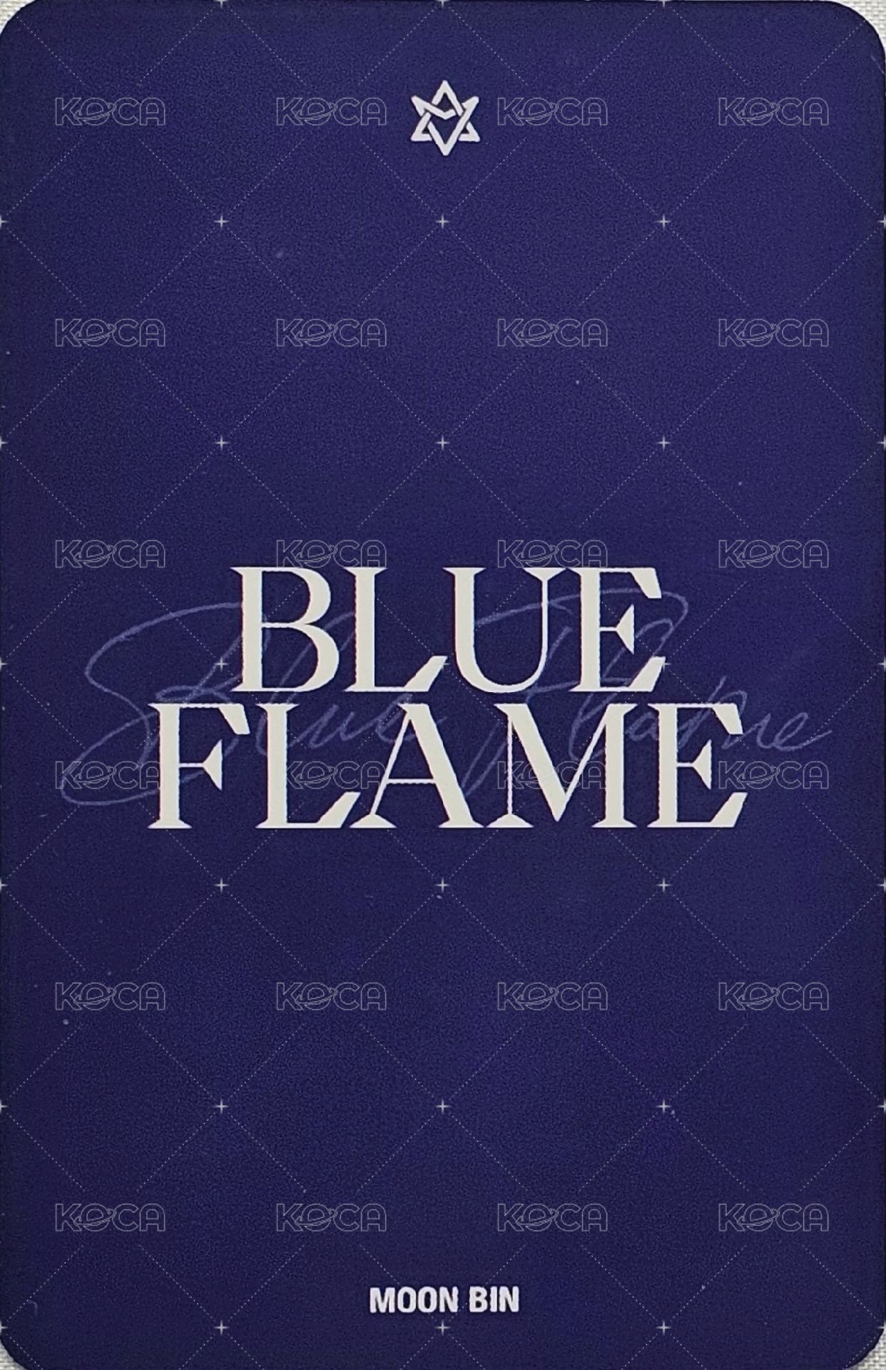 藍火 打歌卡  背面