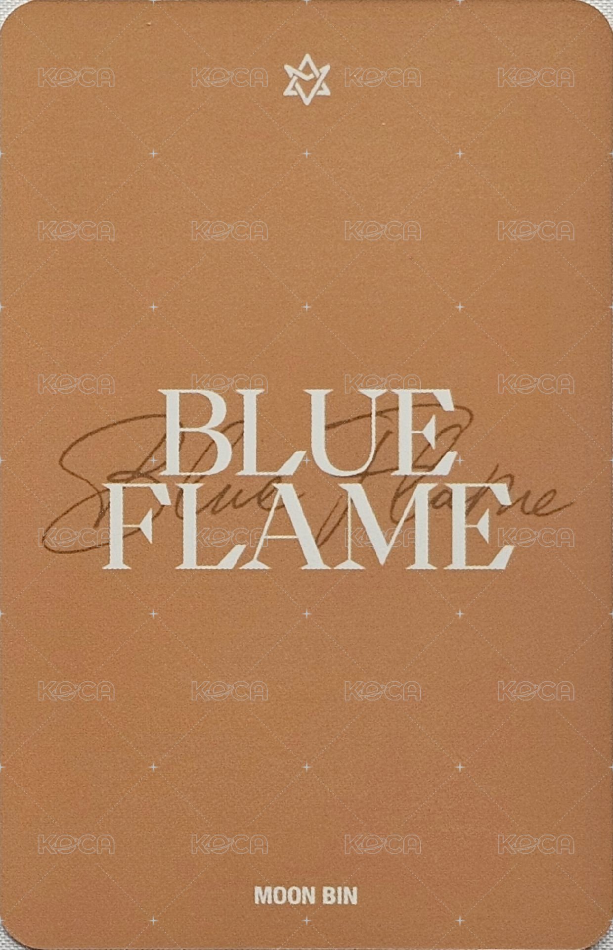 藍火 打歌卡  背面