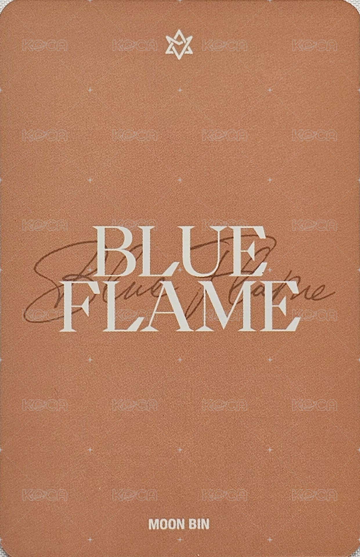 藍火 打歌卡  背面