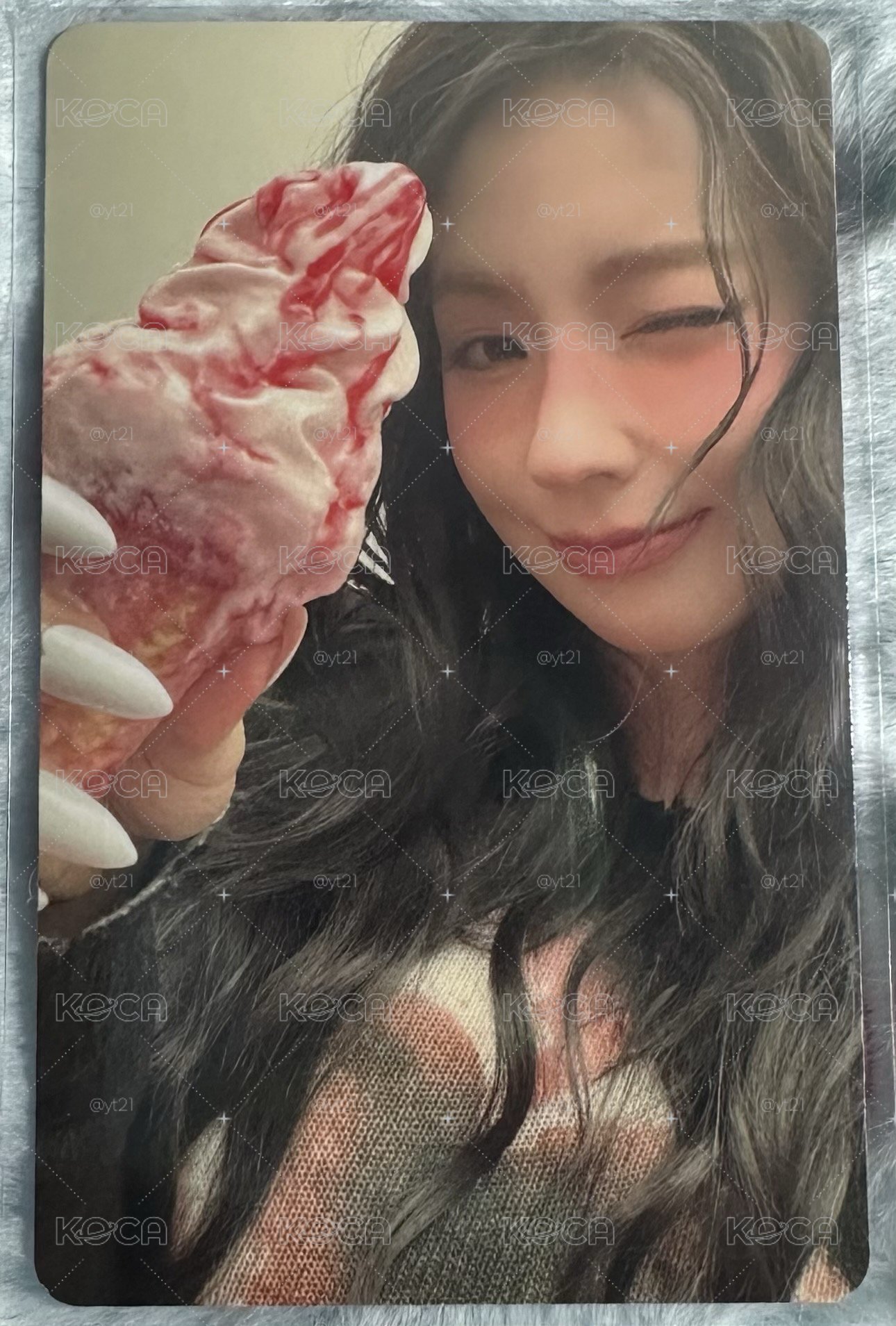 i-dle Miyeon 方塊飲料卡