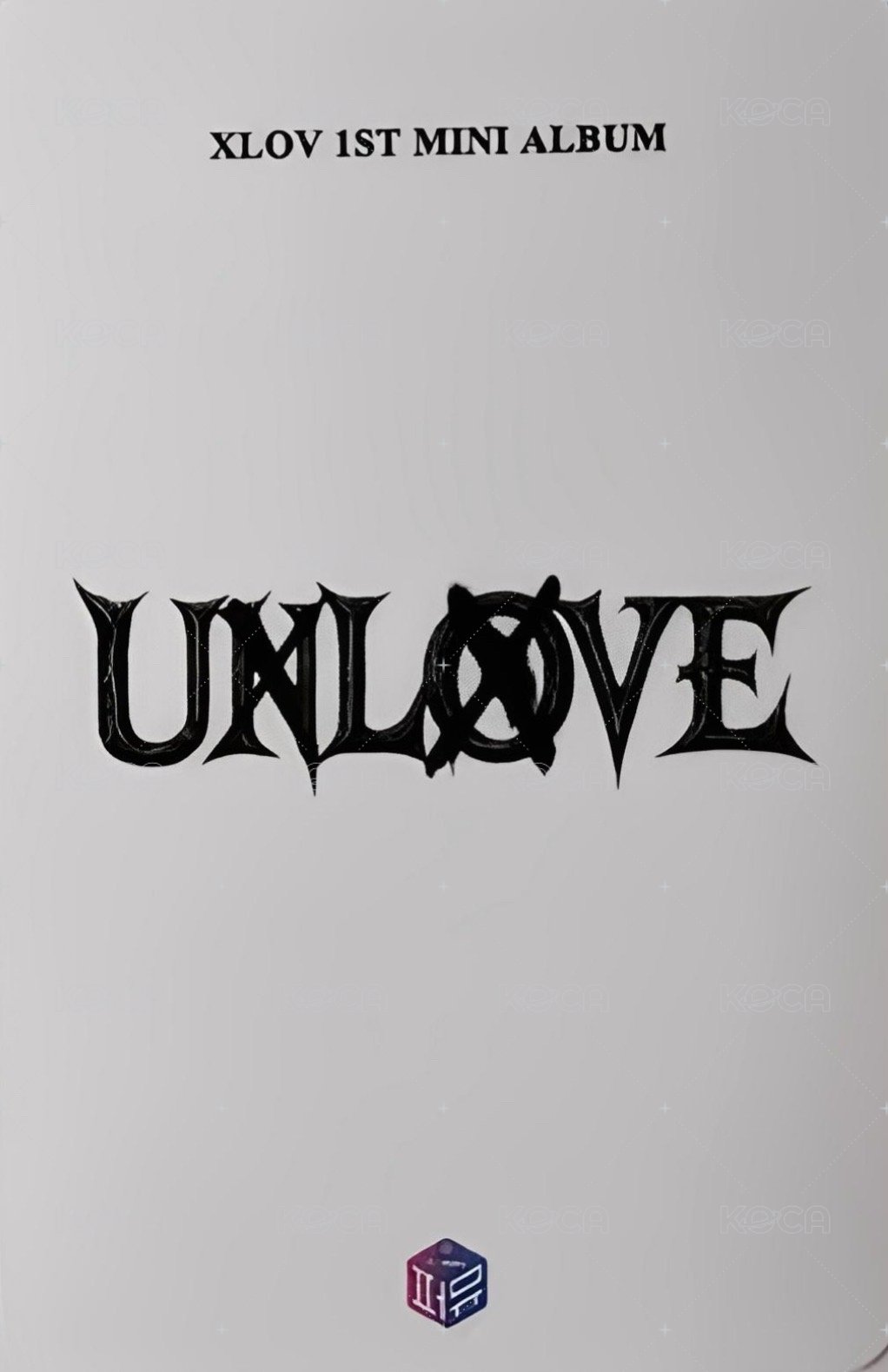UXLXVE 1stmusic 線上1.0 簽售卡  背面