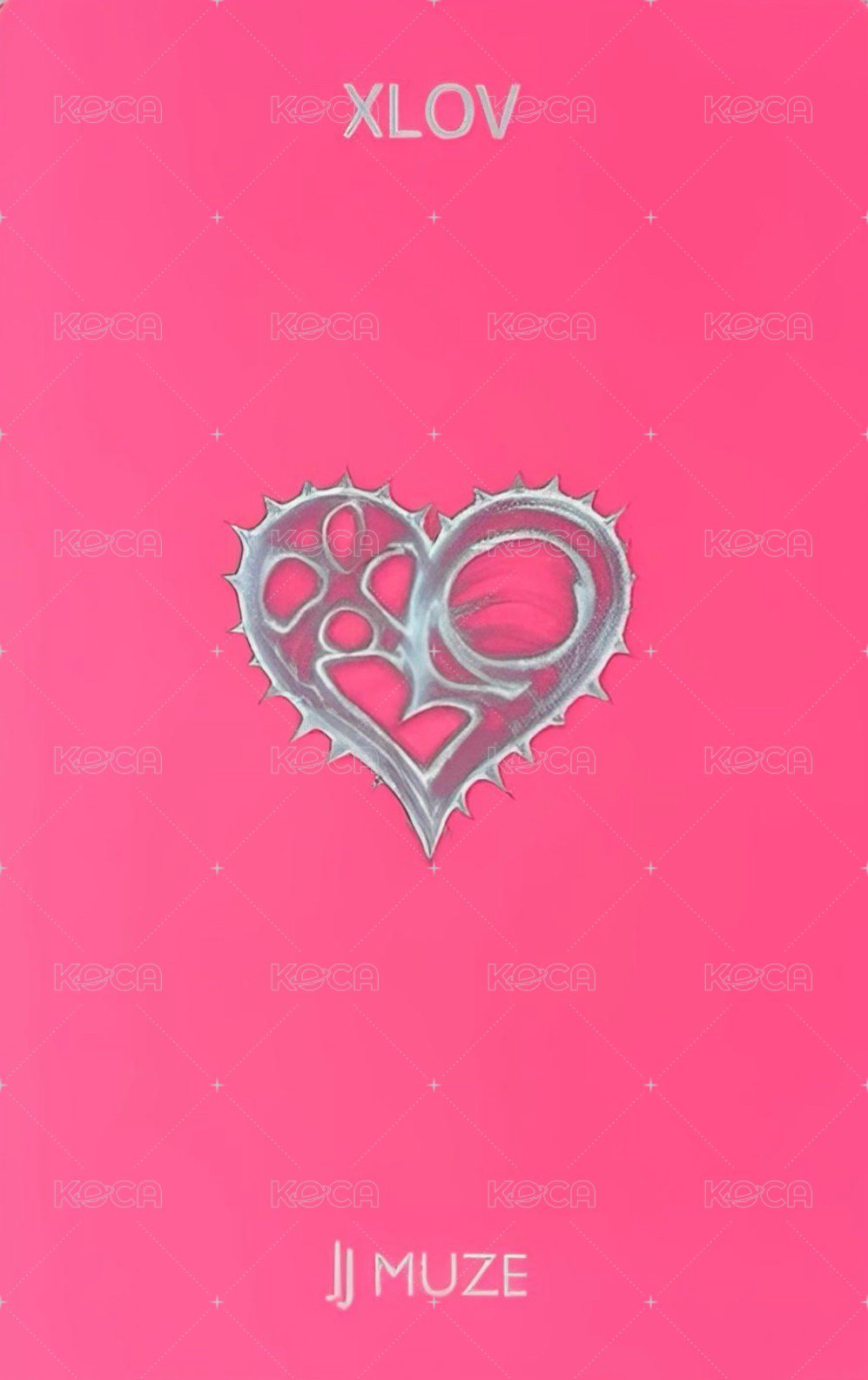 UXLXVE jjmuze 線下1.0 (A) 簽售卡  背面