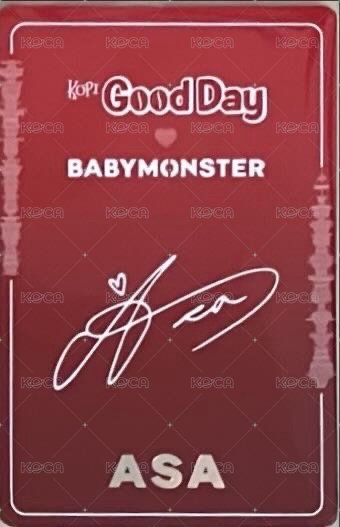 代言卡 Good Day咖啡卡 背面