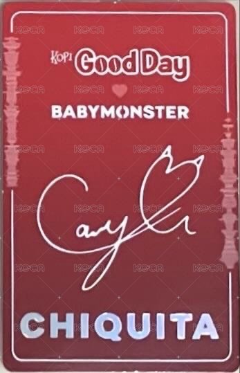 代言卡 Good Day咖啡卡 背面