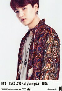 FAKE LOVE/Airplane pt.2 環球 生寫真 