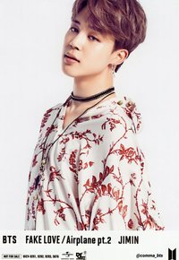 FAKE LOVE/Airplane pt.2 環球 生寫真 