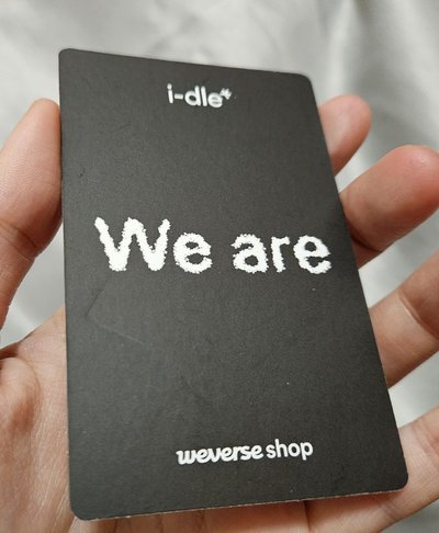 i-dle 迷八 wvs 小娟 特典卡 預售小卡