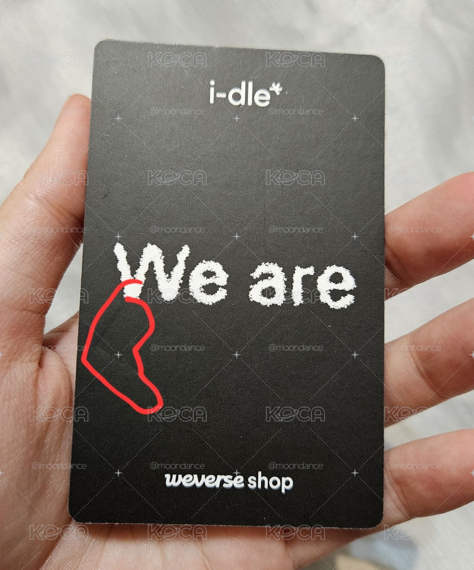 i-dle 迷八 wvs 小娟 特典卡 預售小卡