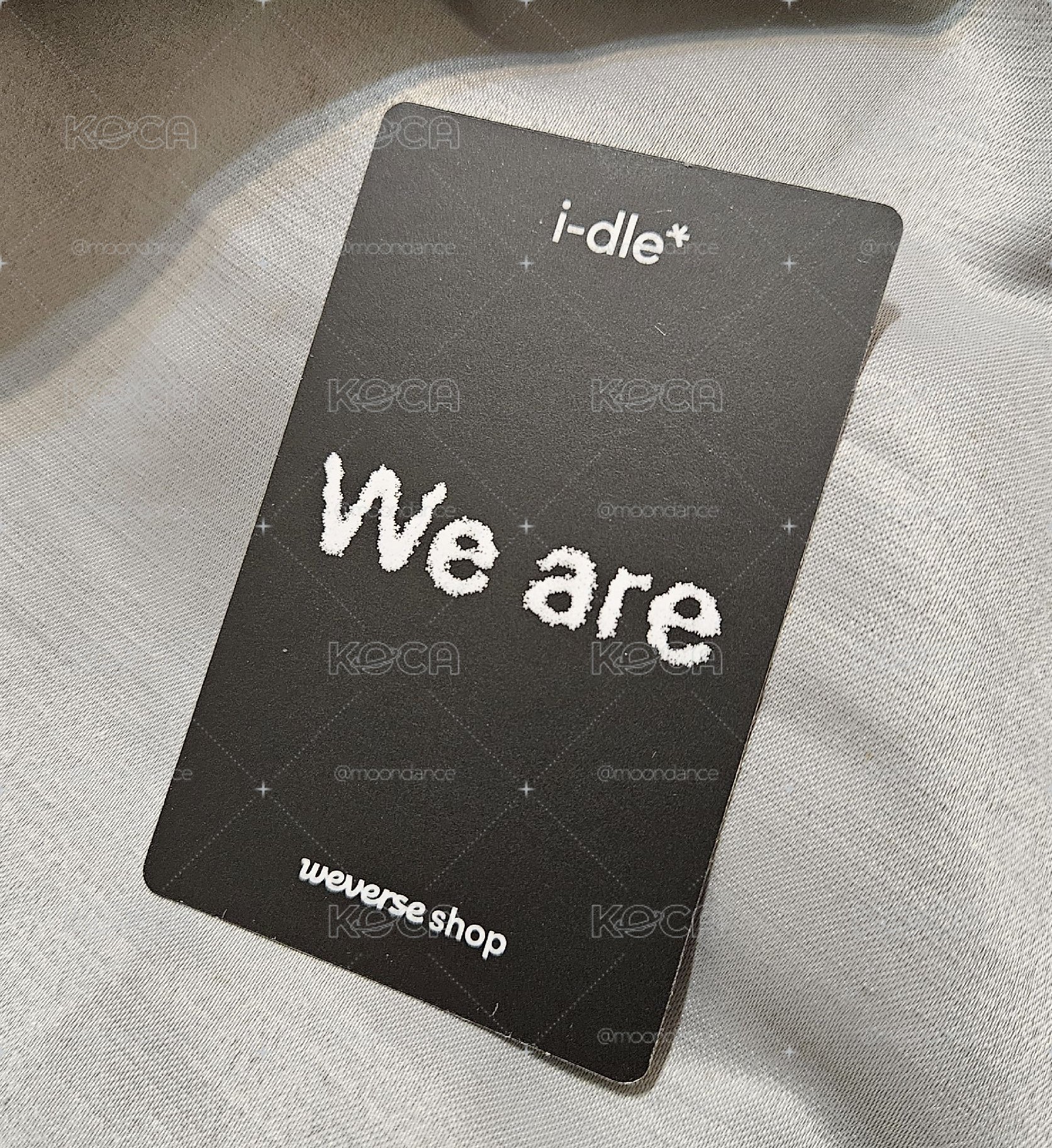 i-dle We are 迷八 舒華 wvs特典卡