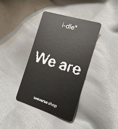 i-dle We are 迷八 舒華 wvs特典卡