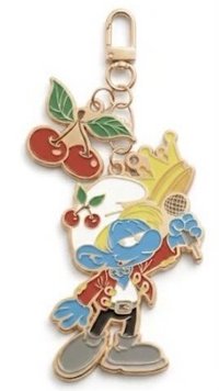 藍色小精靈 鑰匙圈吊飾 