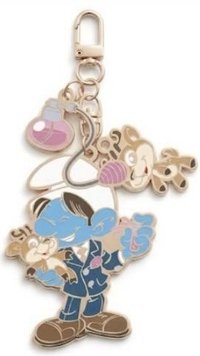 藍色小精靈 鑰匙圈吊飾 