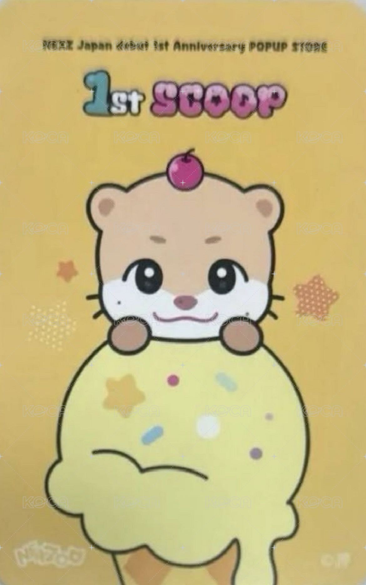 1st SCOOP 線上 滿額卡  背面