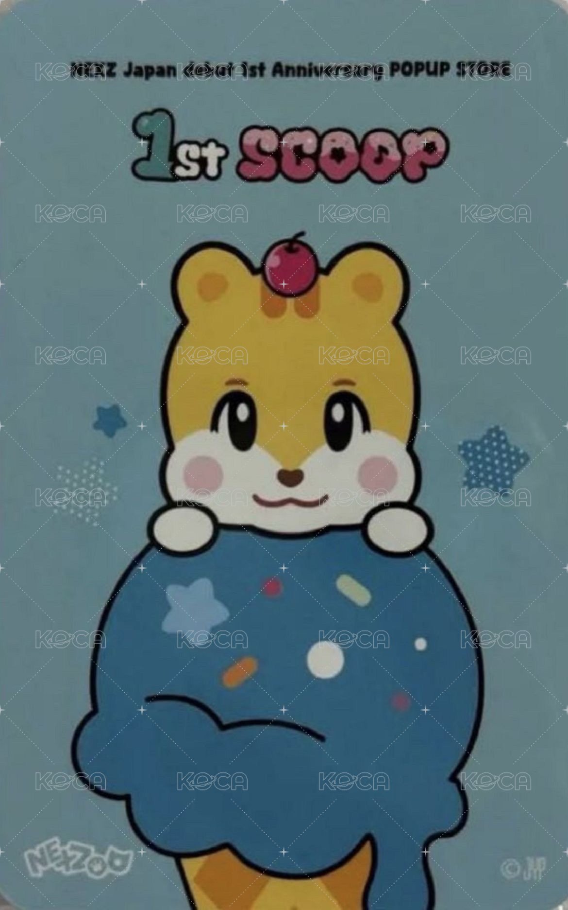 1st SCOOP 線上 滿額卡  背面