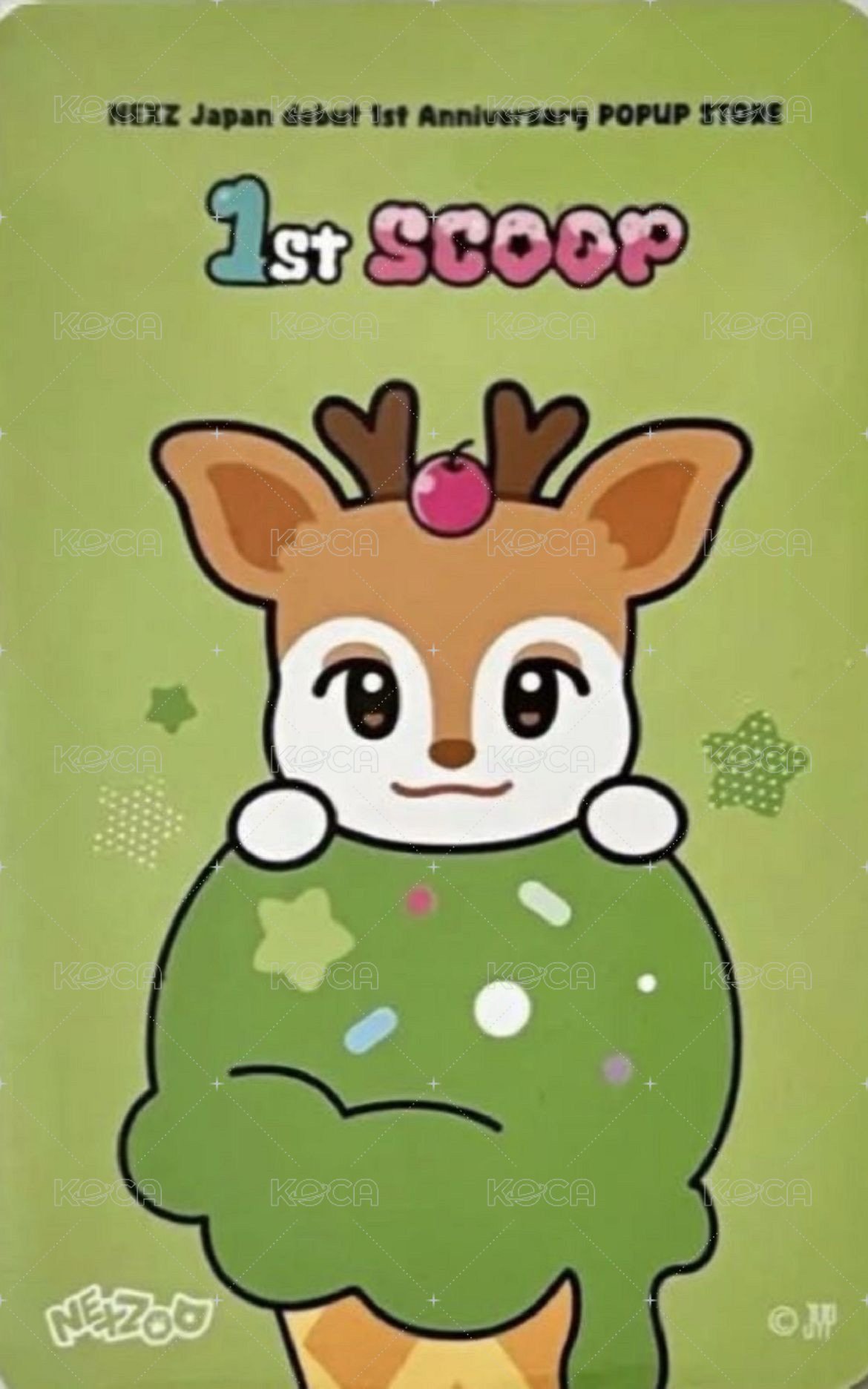 1st SCOOP 線上 滿額卡  背面