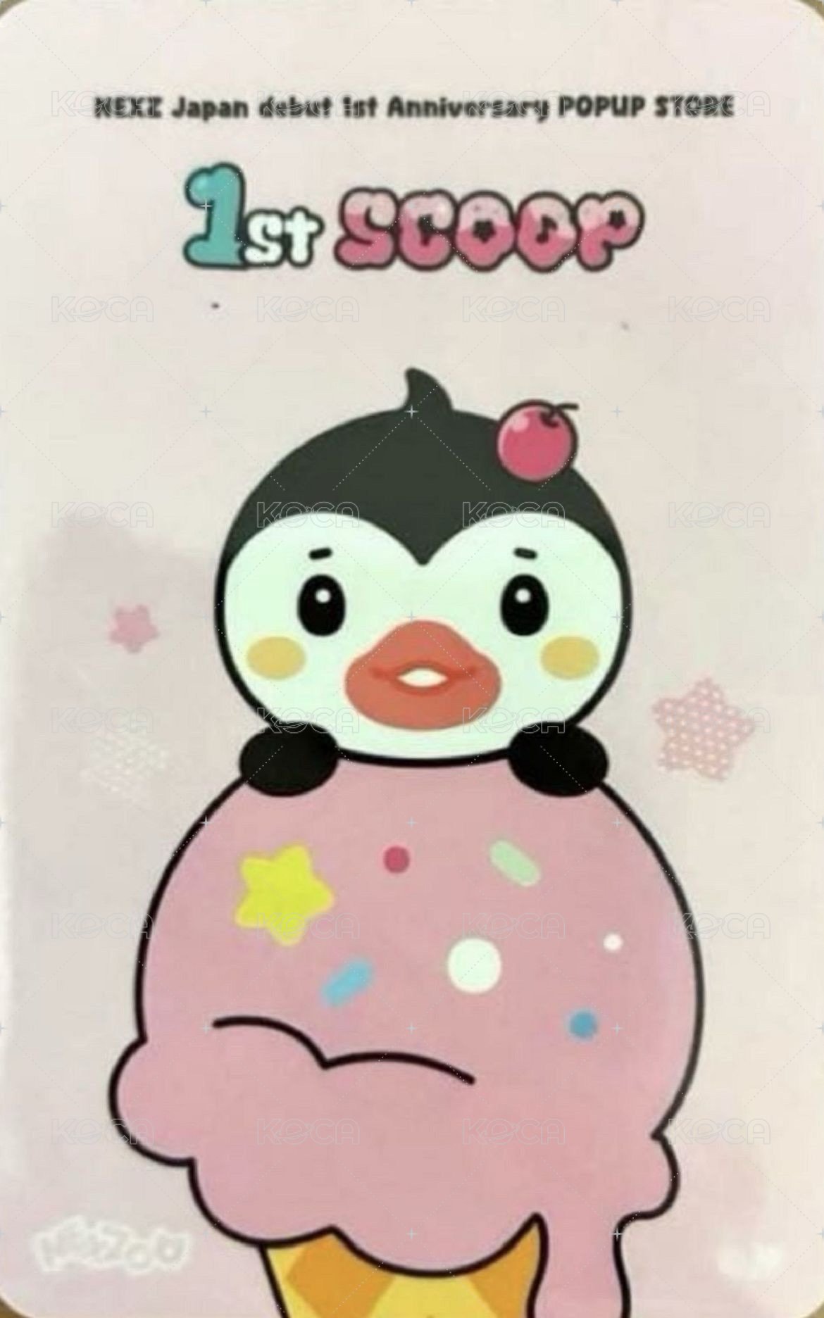 1st SCOOP 線上 滿額卡  背面