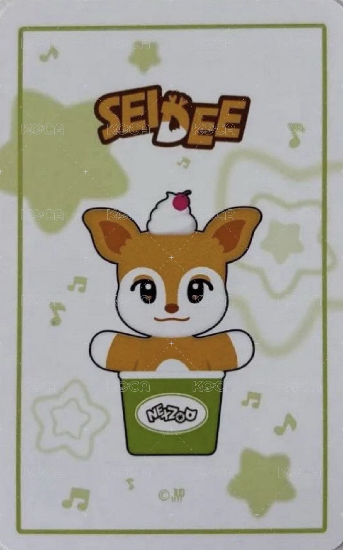 1st SCOOP 周邊卡 小卡組 背面