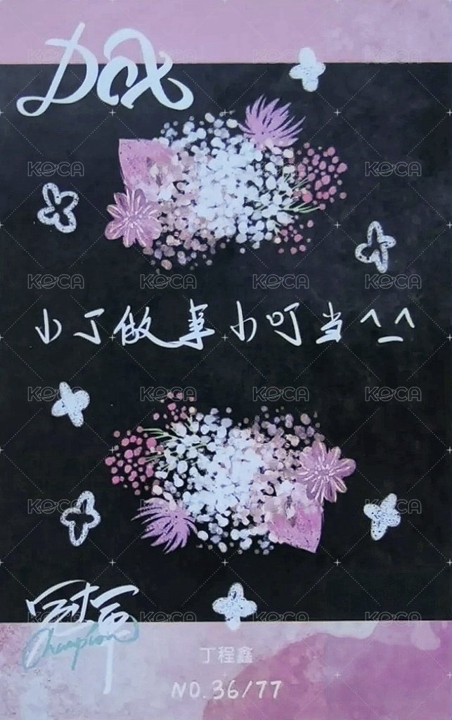 大連冠軍 隨機卡 2單人拍立得卡 背面