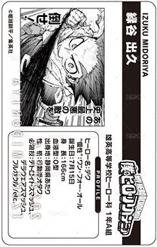 JUMP SHOP 2024生日收藏 周邊卡  背面