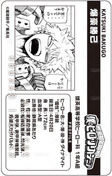 JUMP SHOP 2024生日收藏 周邊卡  背面
