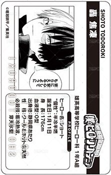 JUMP SHOP 2024生日收藏 周邊卡  背面