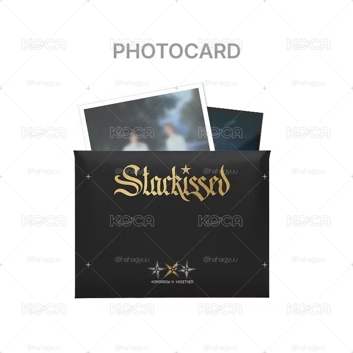 TXT 3rd日專 Starkissed 單封 小卡盤【附預購特典-明信片】