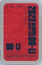 2023 World Tour [OO-LI] PHOTO CARD SET 周邊卡  背面