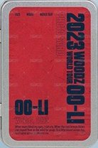 2023 World Tour [OO-LI] PHOTO CARD SET 周邊卡  背面