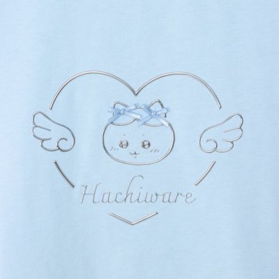 ちいかわ Go!HARAJUK 吉伊卡哇 小八款蝴蝶結緞帶短袖T恤 L碼 可用XL交換！買太小了😅