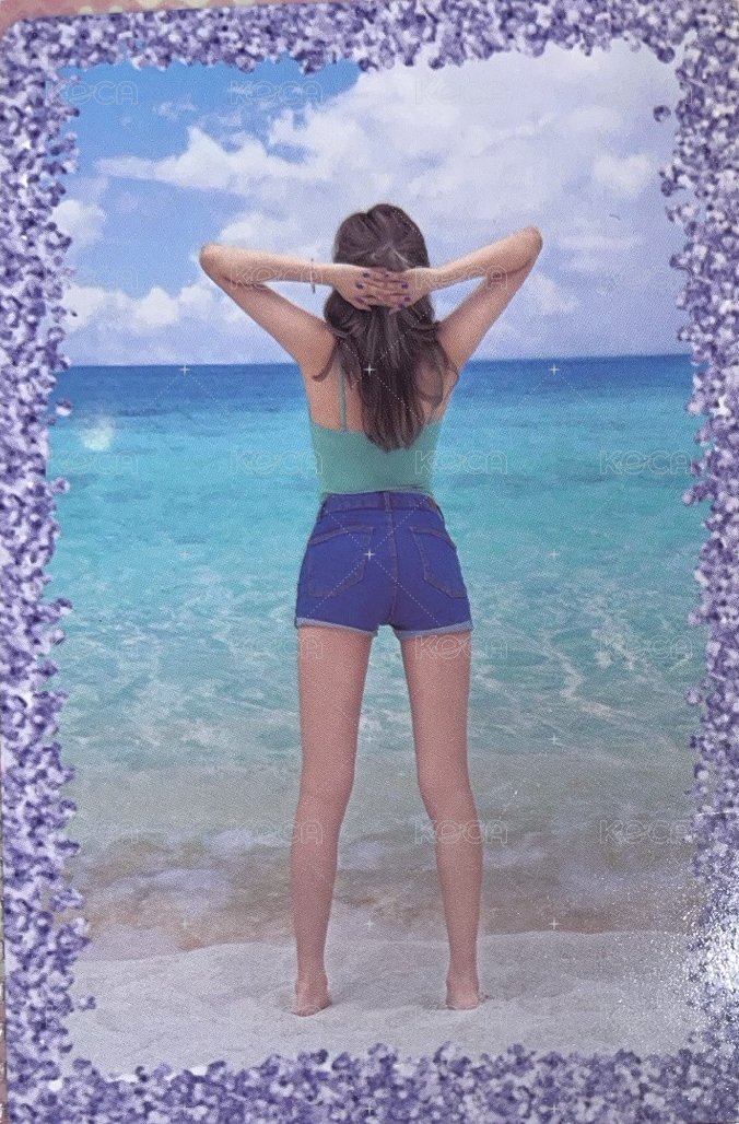 Summer Nights 專輯卡 預購禮 背面